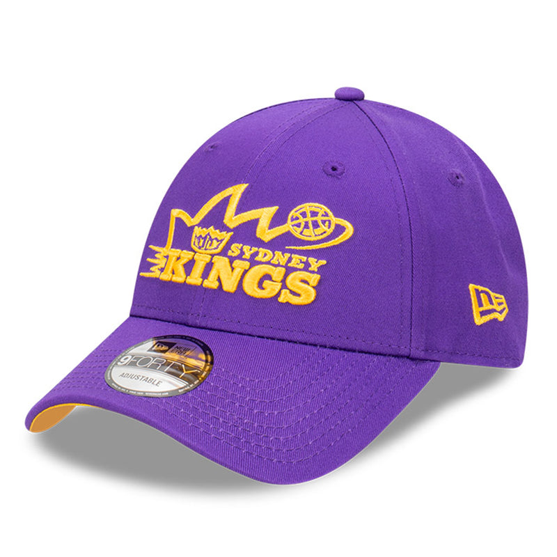 Sydney Kings Official Adult Team Colours 9FORTY Snapback Adjustable Cap By New Era - new