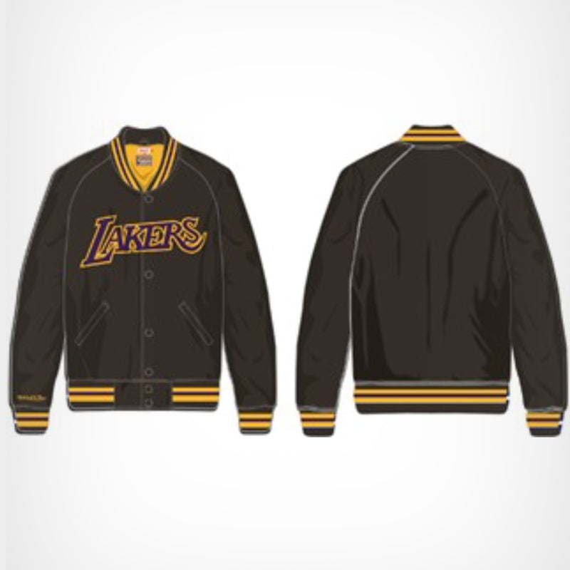 Los Angeles lakers Lightweight Satin Jacket NBA By Mitchell & Ness - new