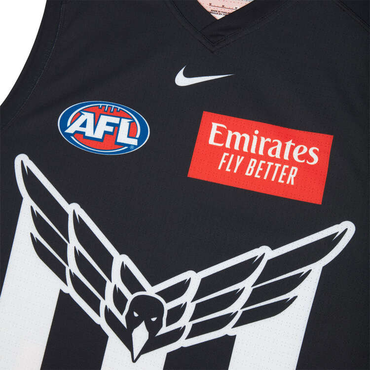 Collingwood Magpies 2024 Men's Red AFL Logo SE Swooping Jersey Guernsey By Nike - new