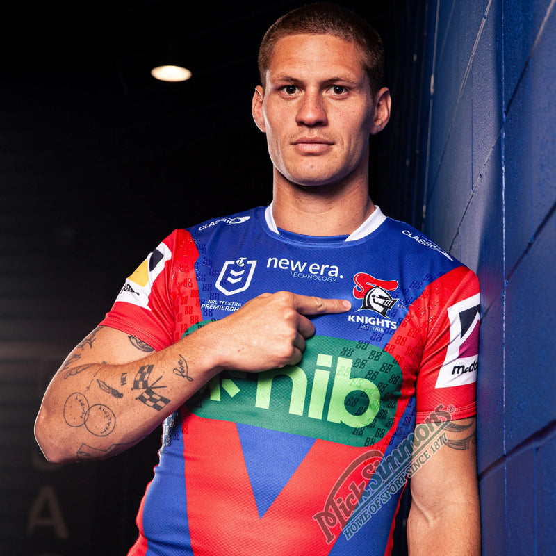 Newcastle Knights 2024 Men's Home Jersey NRL Rugby League by Classic - new