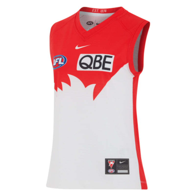 Sydney Swans 2024 Womens Home Jersey AFL Guernsey by Nike - new