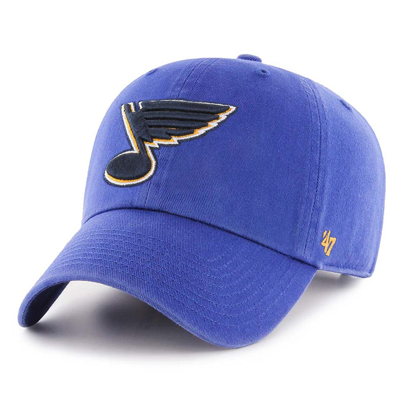 St. Louis Blues Royal CLEAN UP NHL Snapback Cap by 47 Brand - new
