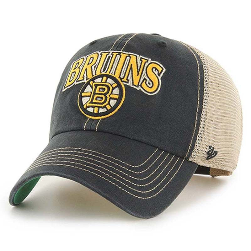 Boston Bruins Vintage Black Tuscaloosa Snapback Cap by 47 Brand - new