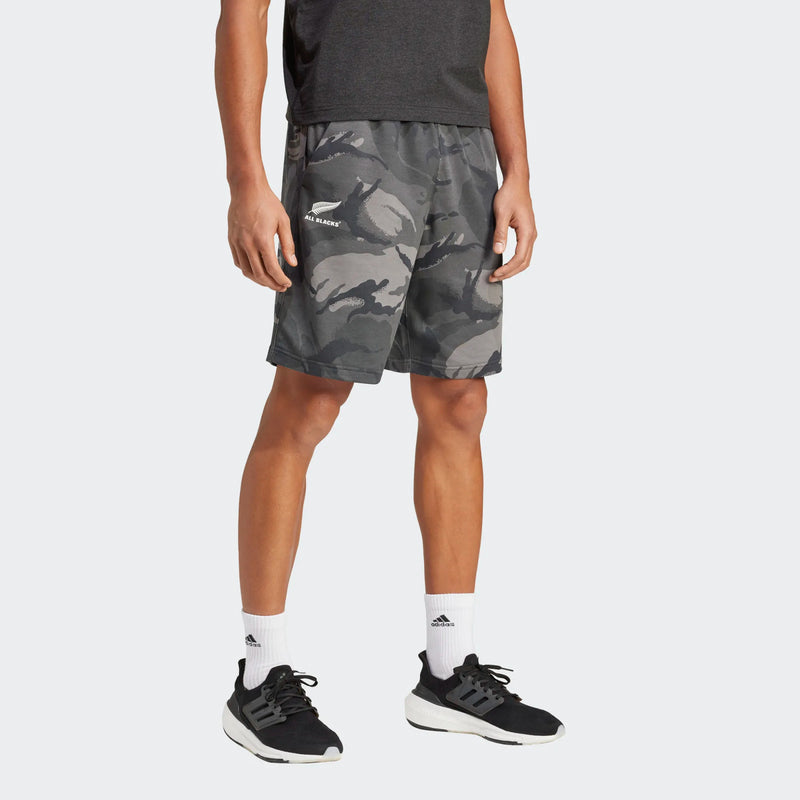 All Blacks 2024/25 Mens Camouflage Shorts Rugby Union by adidas - new