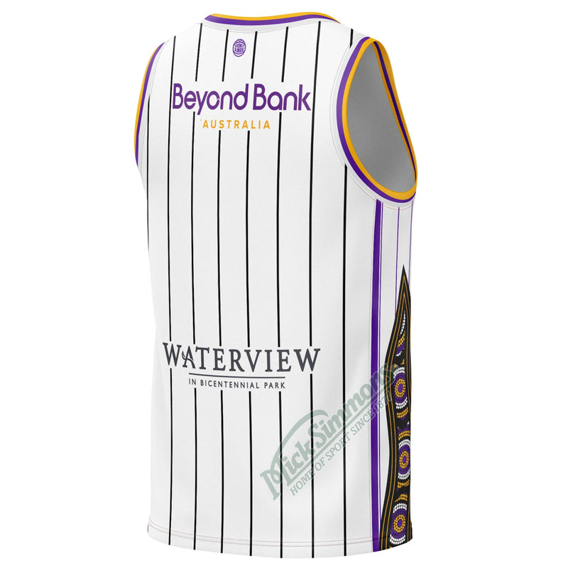 Sydney Kings 2023/24 Authentic Crew Neck Mens Away Jersey NBL Basketball by Champion - new