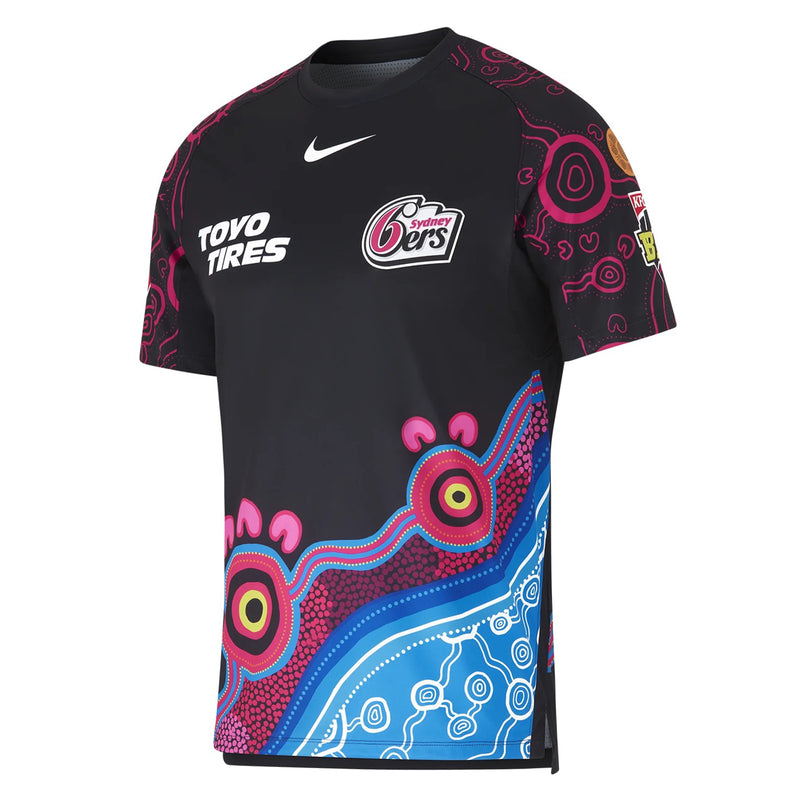 Sydney 6ers 2023/24 Men's Indigenous Jersey Big Bash League BBL Cricket by Nike - new