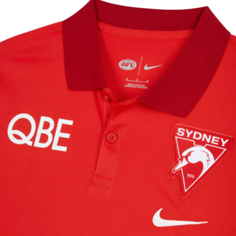 Sydney Swans 2024 Men's AFL DRI-FIT Polo by Nike - new
