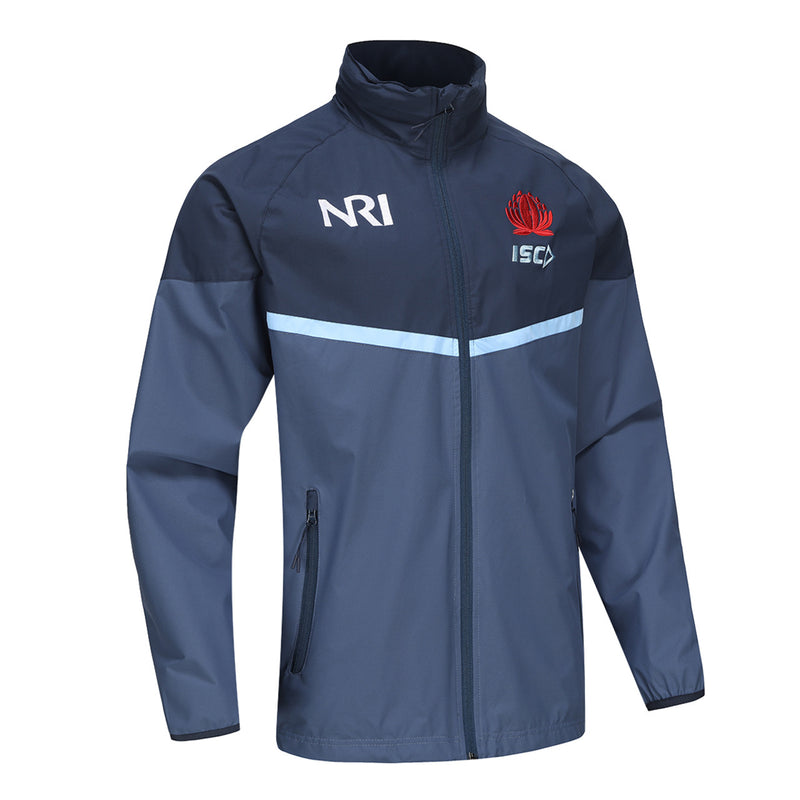 NSW Waratahs 2024 Wet Weather Jacket Rugby Union by ISC - new