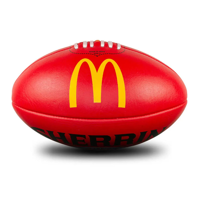 Sherrin AFL Leather Replica Ball Size 5 - Red - new