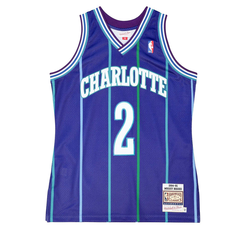 Charlotte Hornets 1994-95 Larry Johnson 2 Hardwood Classics Swingman Alternate Jersey by Mitchell & Ness - new