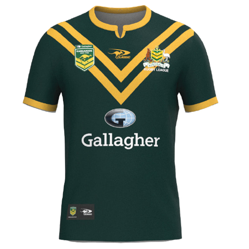 Australian Kangaroos ARL 2024 Men's Replica Jersey Rugby League By Classic - new