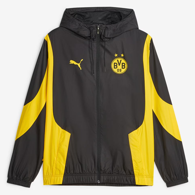 Borussia Dortmund 2023/24 Men's Prematch Woven Anthem Jacket Football Football by Puma - new