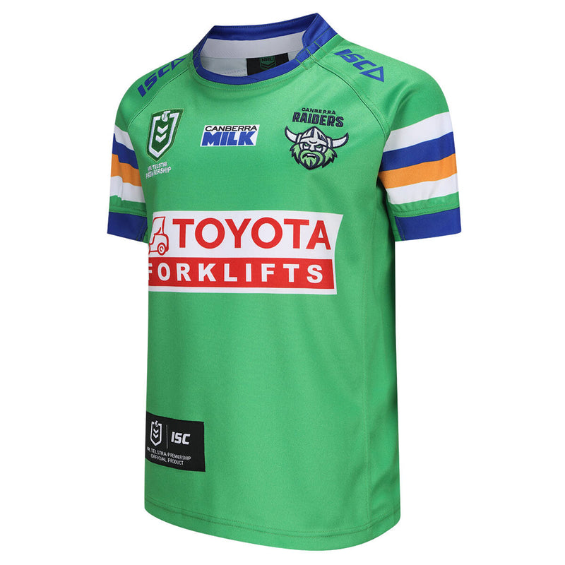 Canberra Raiders 2024 Kid's Home Jersey NRL Rugby League by ISC - new