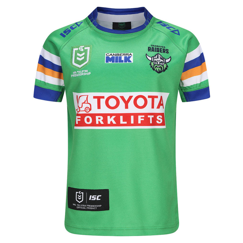 Canberra Raiders 2024 Kid's Home Jersey NRL Rugby League by ISC - new