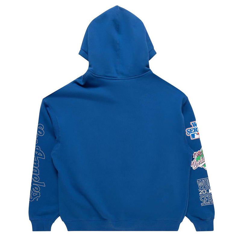 Los Angeles Dodgers Vintage OTH Hoodie MLB Faded Royal By Majestic - new