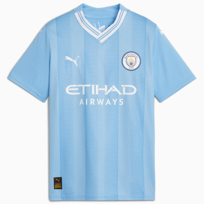 Manchester City FC 2023/24 Kids Home Jersey Football Soccer by Puma - new