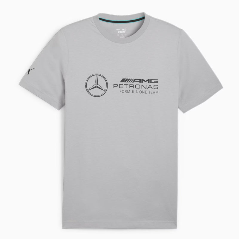 Mercedes AMG MAPF1 Men's Logo T-Shirt by Puma - Silver - new