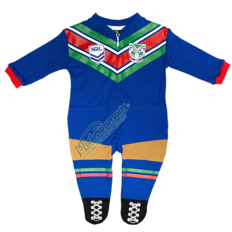 New Zealand Warriors Original Footysuit Romper Kids Baby Infants Suit - new