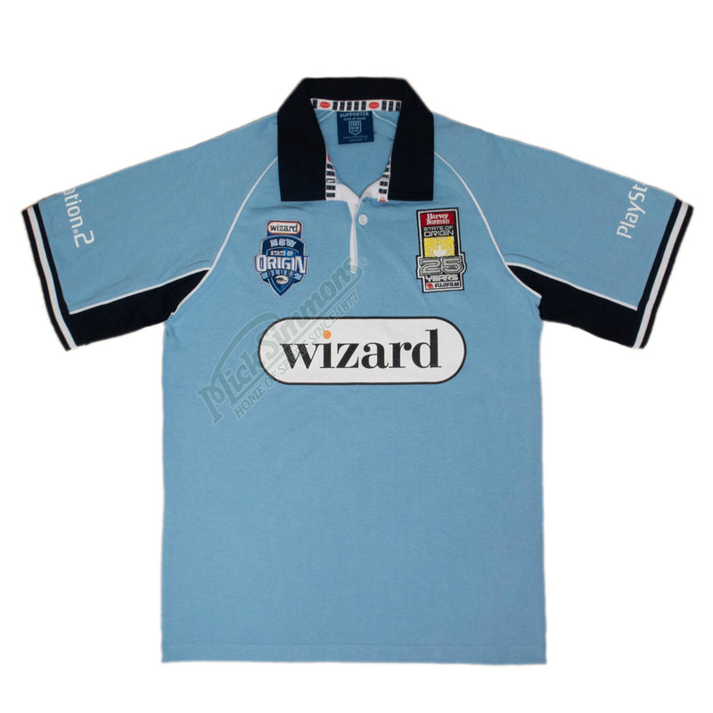 NSW Blues 2005 Men's State of Origin NRL Vintage Retro Heritage Rugby League Jersey Guernsey - new