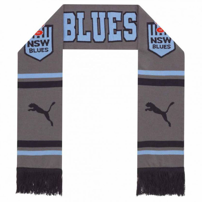 NSW Blues State of Origin Scarf NRL Rugby League By Puma - new