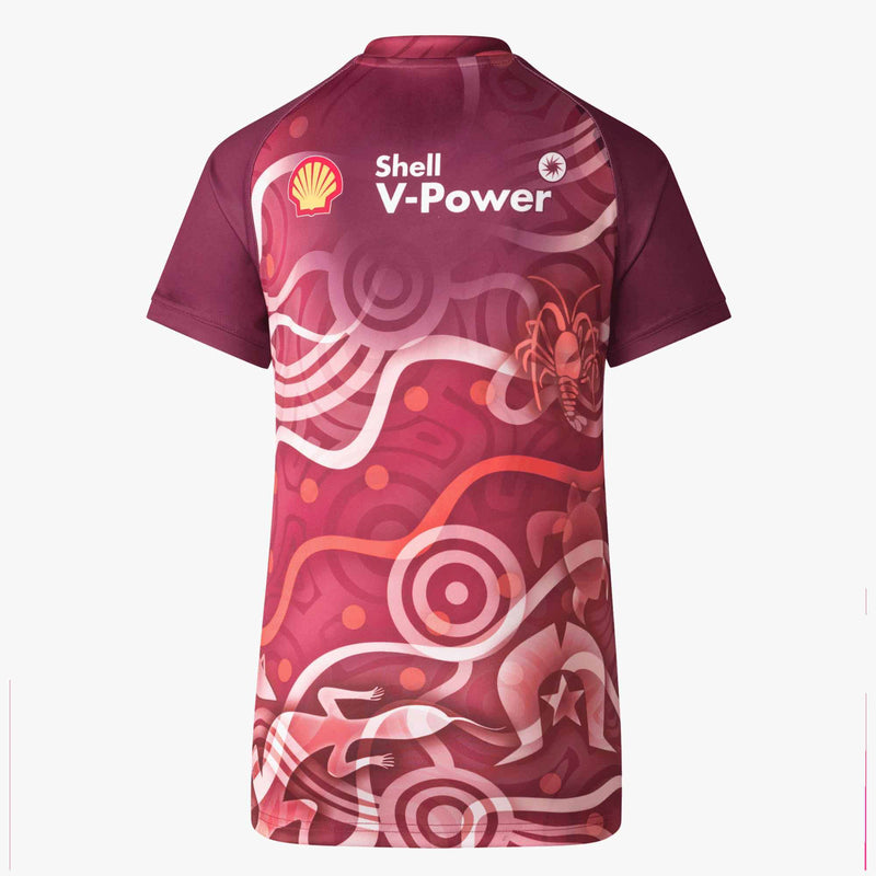 Queensland Maroons 2023 Women's State of Origin Indigenous Jersey NRL Rugby League by Puma - new