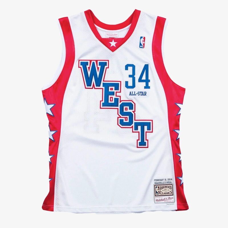 Shaquille O'Neal 2004 NBA All Stars Western Conference Hardwood Classics Swingman Jersey by Mitchell & Ness - new