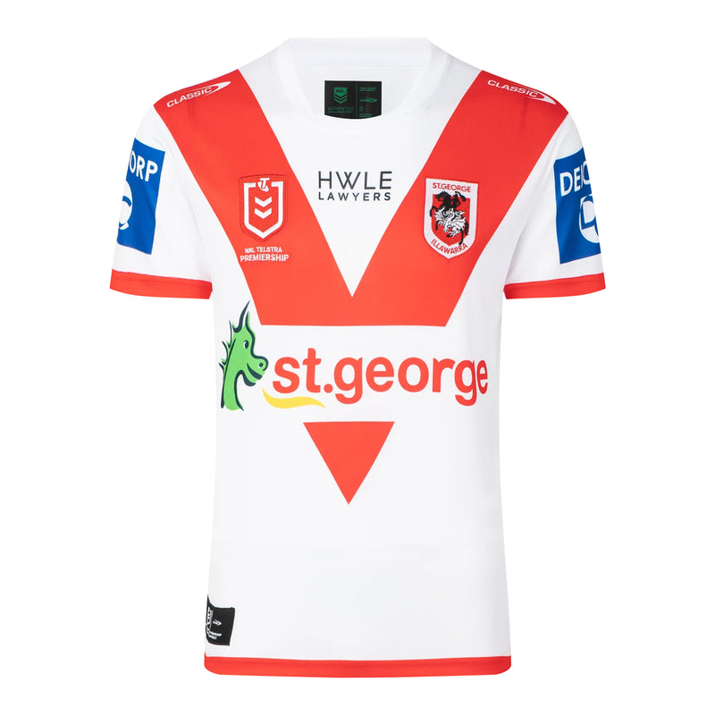 St George Illawarra Dragons 2024 Kids Home Jersey NRL Rugby League by Classic - new