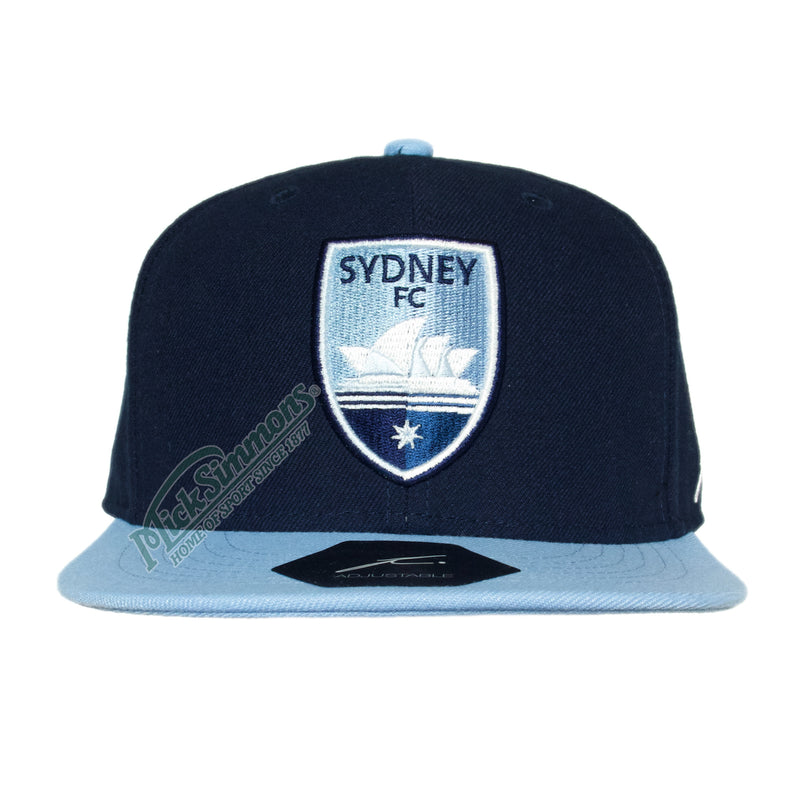 Sydney FC 6-Panel Flat Cap Snapback Football Soccer A-League - new