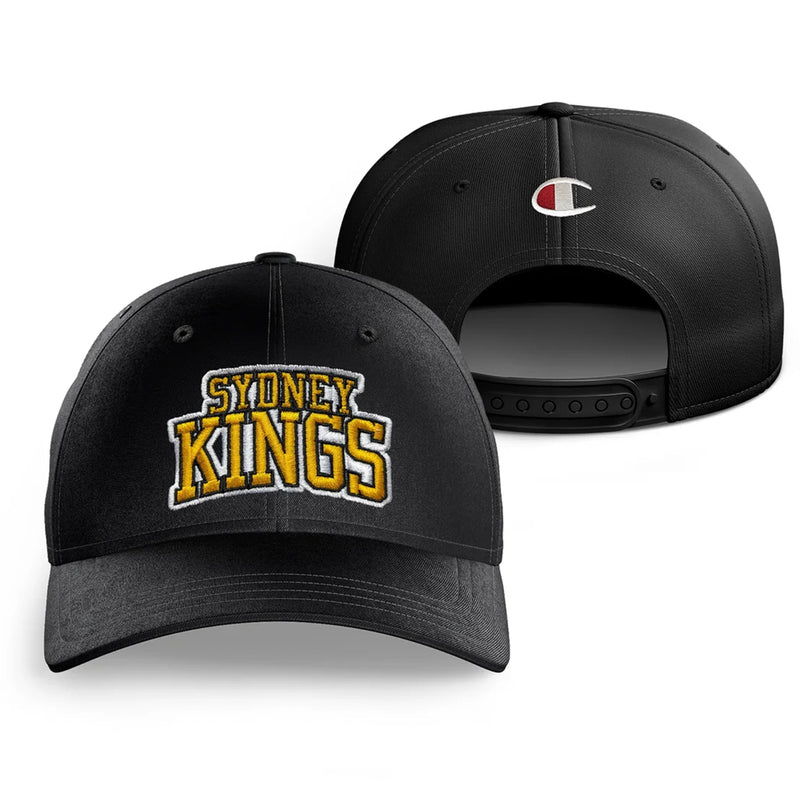 Sydney Kings 2023/24 Official Champion 6 Panel Cap NBL Basketball Champion Branded - new