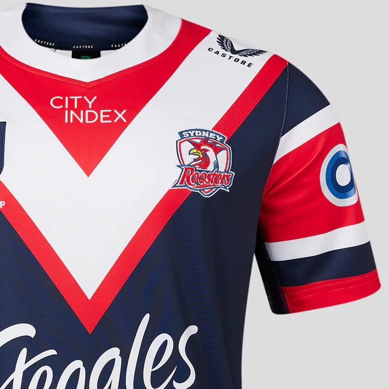Sydney Roosters 2024 Men's Home Jersey NRL Rugby League by Castore - new