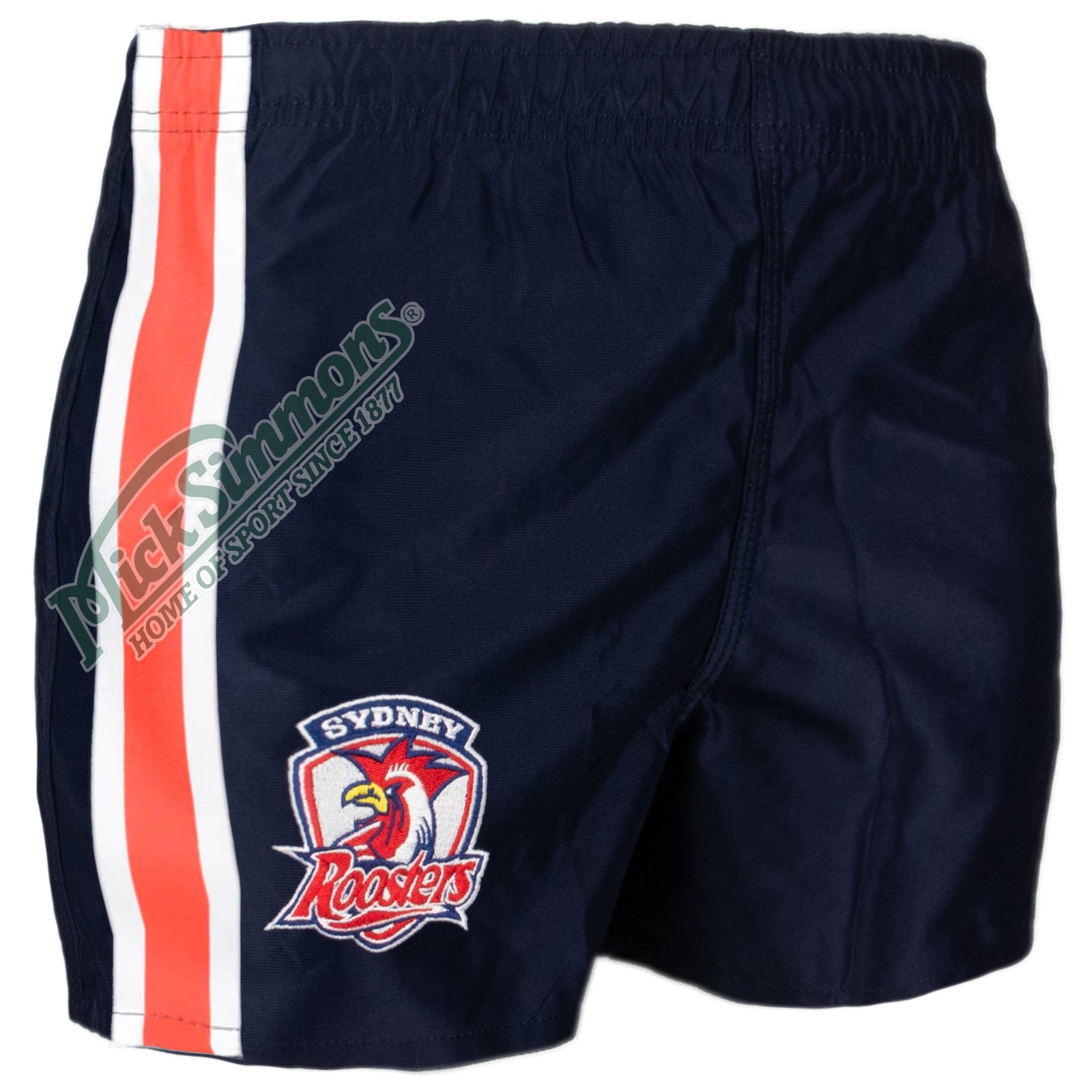 Sydney Roosters NRL Supporter Rugby League Footy Mens Shorts Mick Simmons Sport