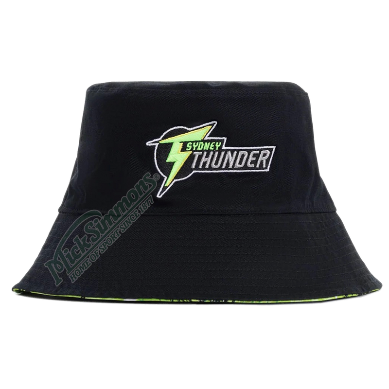 Sydney Thunder Official Adult Reversible Bucket Hat Cricket Big Bash League BBL By Mitchell & Ness - new