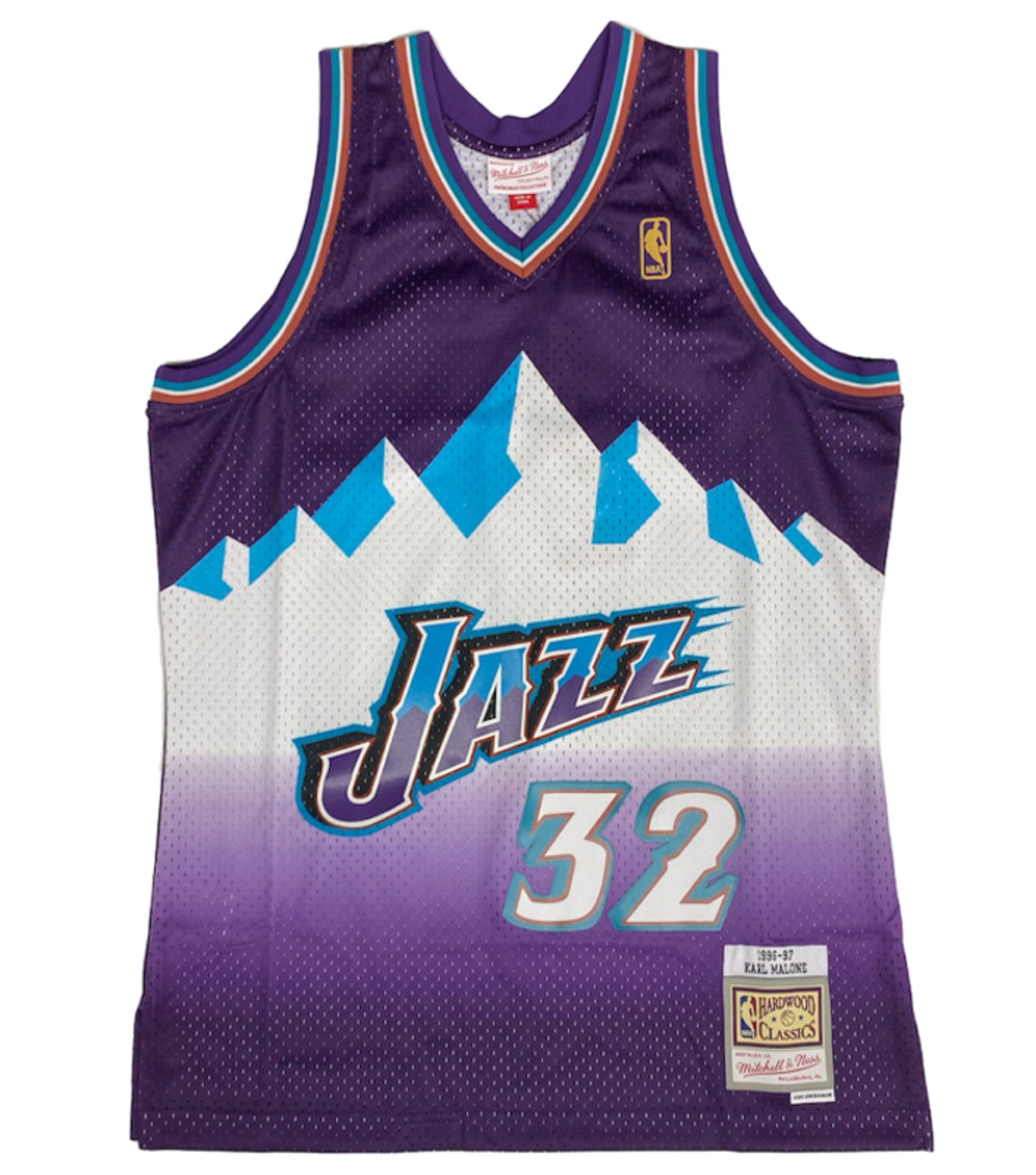 Utah Jazz 1996-97 Hardwood Classics Throwback Swingman NBA