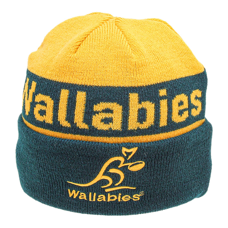 Wallabies Official Bar Beanie Australia Rugby Union by Burley-Sakem - new
