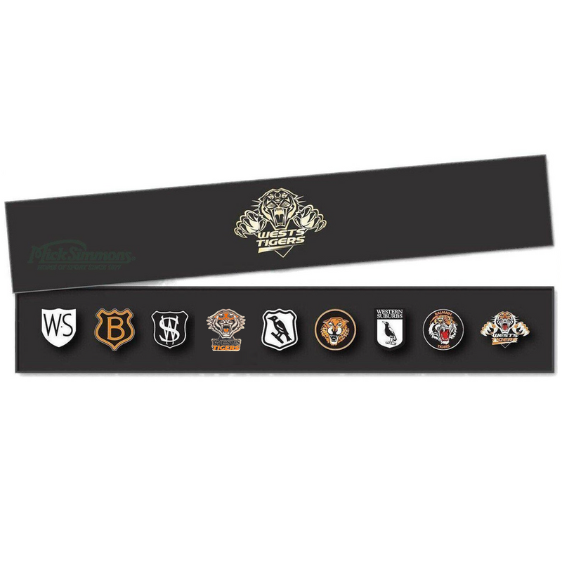 Wests Tigers NRL Evolution Series Collection Set Team Metal Logo Pin Badge - new