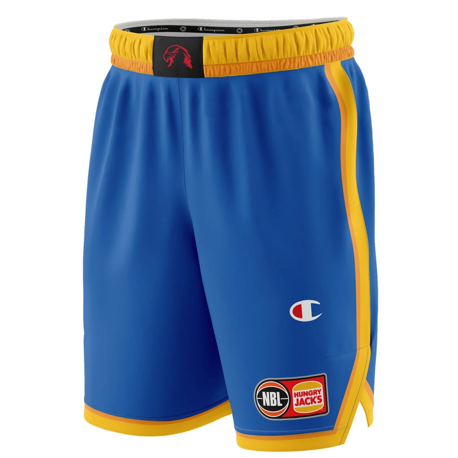 Illawarra Hawks 2022 23 Authentic Mens Heritage Shorts NBL Basketball By Champion Mick Simmons Sport