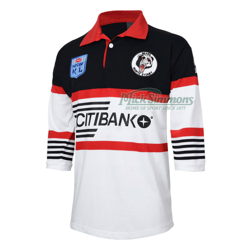 North Sydney Bears 1992 NRL Vintage Retro Heritage Rugby League Jersey Guernsey - new