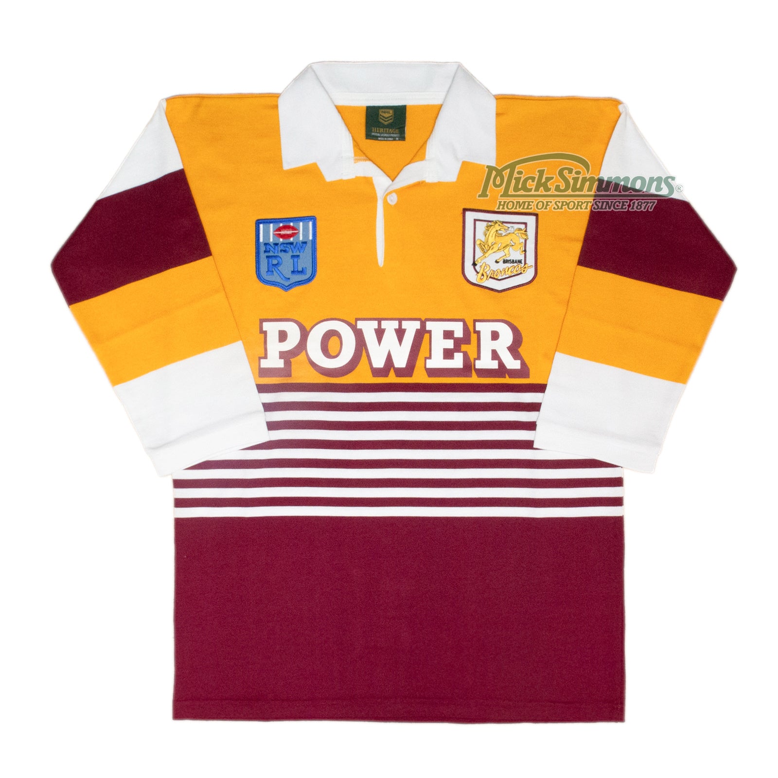 Brisbane Broncos 1988 ARL/NRL Vintage Retro Heritage Jersey Personalize  Your Own New & Retro Sports Jerseys, Hoodies, T Shirts - TeePro in 2023