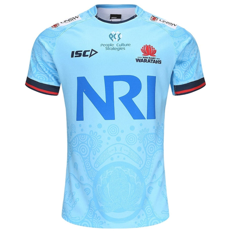NSW Waratahs 2023 Men's Indigenous First Nations Jersey Rugby Union by ISC - new