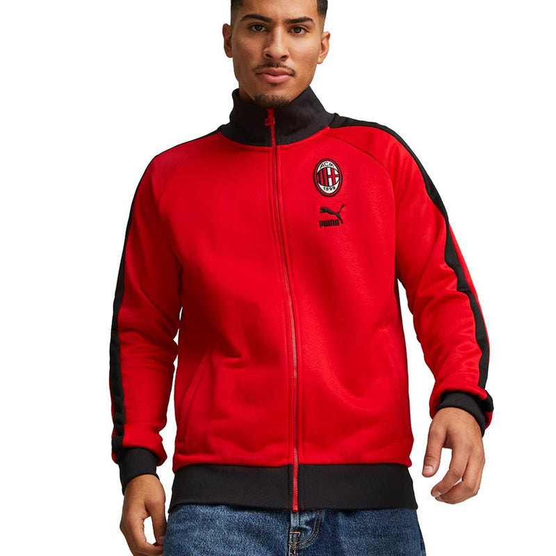 AC Milan 2023/24 Men's Heritage T7 Track Jacket Football Soccer by Puma - new