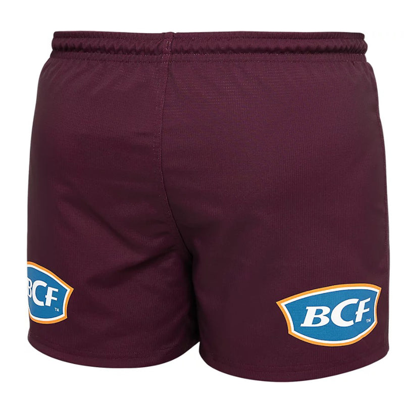 Brisbane Broncos 2023 Men's Replica Home Shorts NRL Rugby League by Asics - new