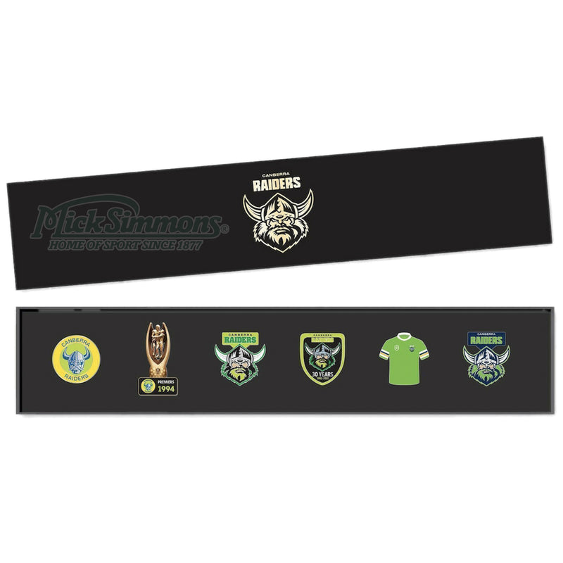 Canberra Raiders NRL Evolution Series Collection Set Team Metal Logo Pin Badge - new