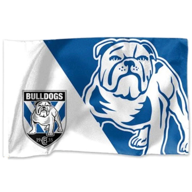 Canterbury Bankstown Bulldogs NRL Game Day Flag 85cm x 60cm (Without Pole Stick ) - new