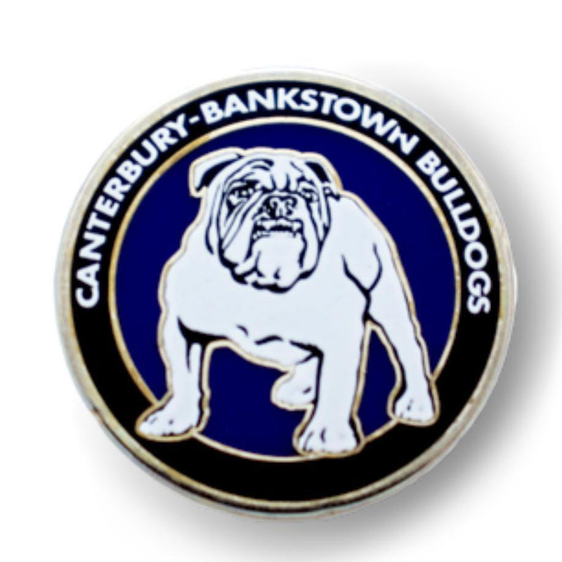 Canterbury Bansgstan Bulldogs NRL Heritage Team Metal Logo Pin Badge - new