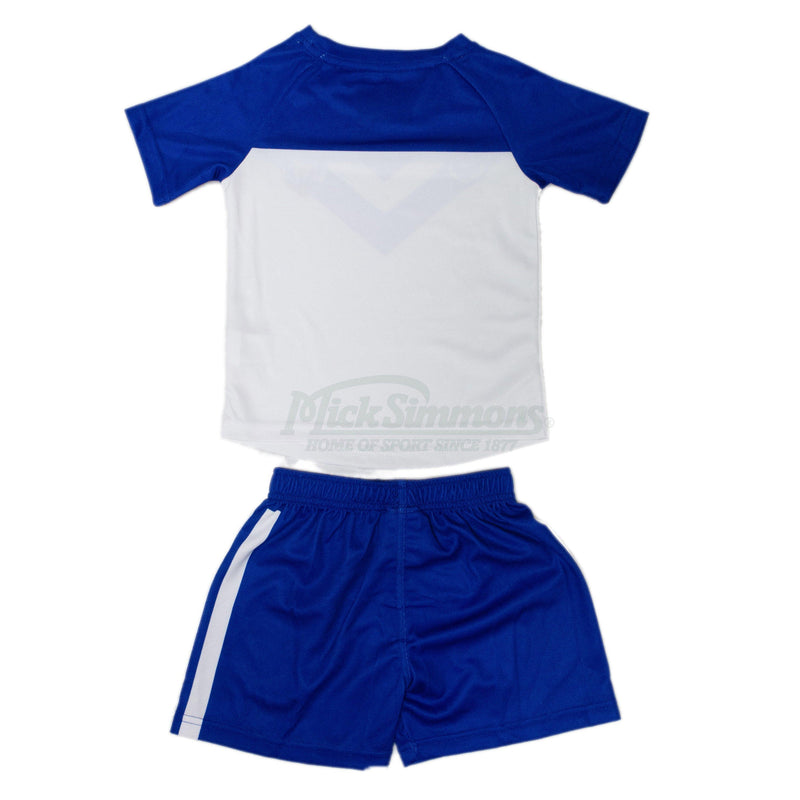 Canterbury Bulldogs 2022 Infant Kit Set NRL Rugby League Home Jersey and Shorts Set - new