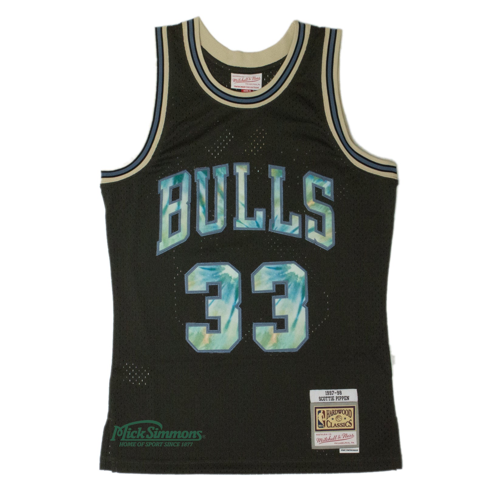 Scottie Pippen Chicago Bulls Mitchell & Ness Hardwood Classics Swingman  Jersey - Black