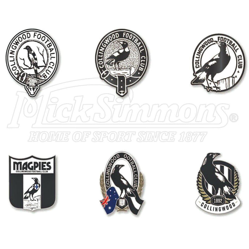 Collingwood Magpies AFL Evolution Series Collection Team Metal Logo Pin Set Badge - new