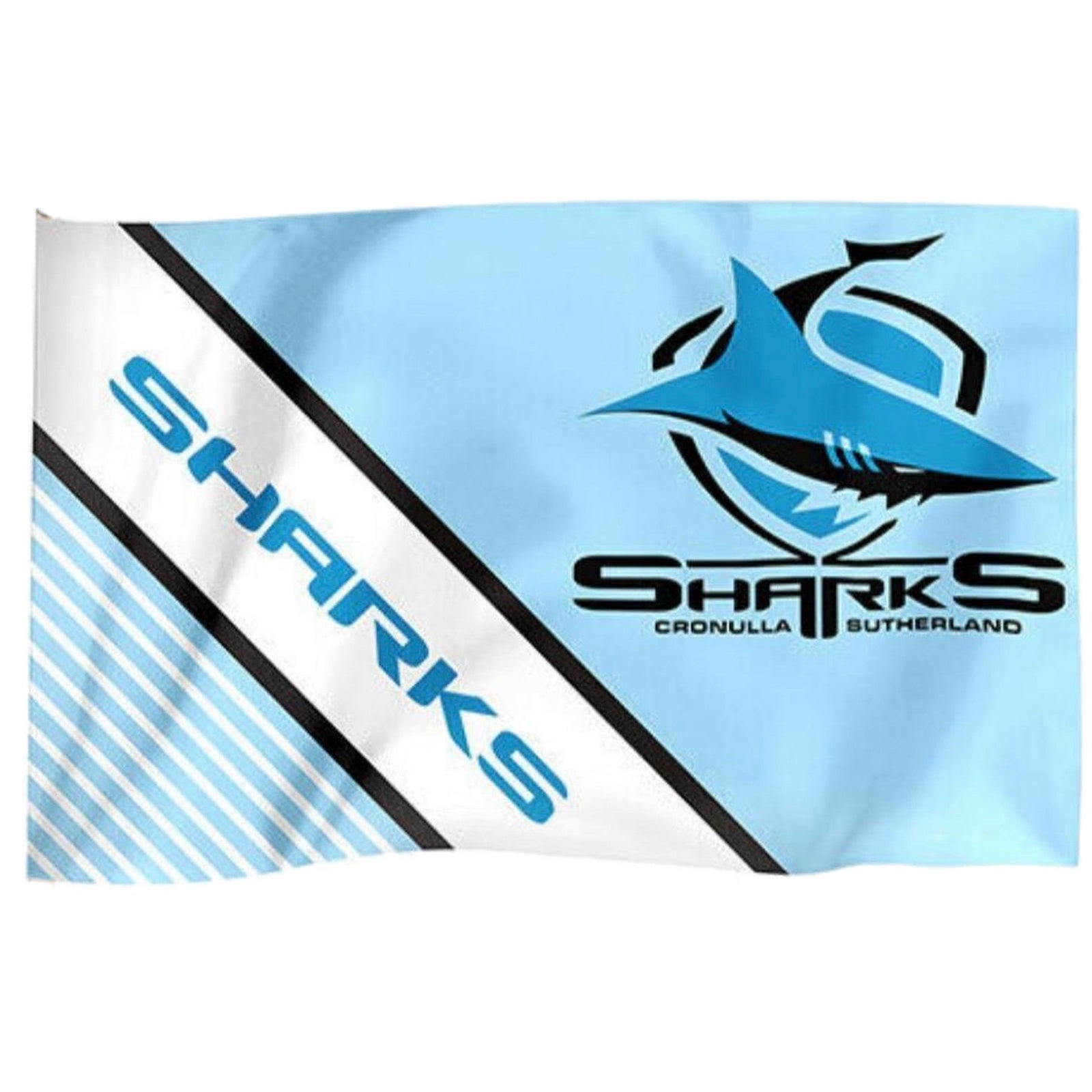 Cronulla Sutherland Sharks NRL Game Day Flag 85cm x 60cm (Without Pole Stick ) Mick Simmons Sport