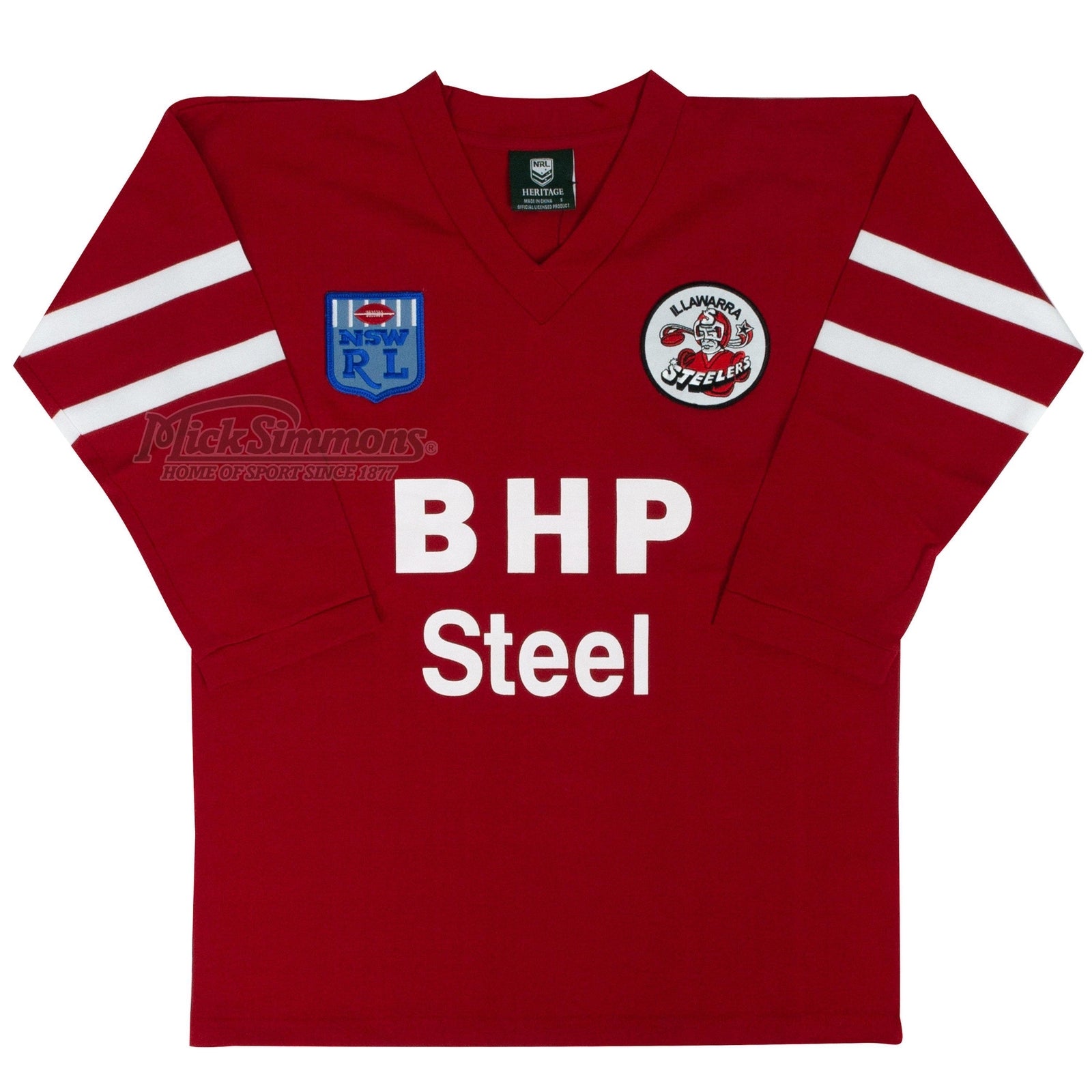 illawarra steelers retro jersey