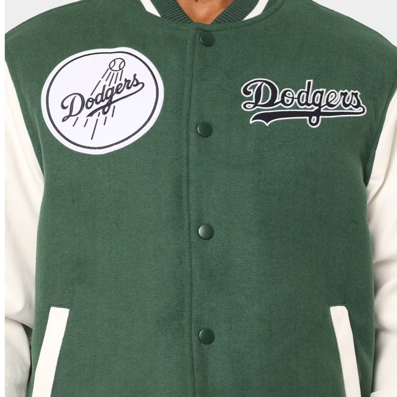 Los Angeles Dodgers World Series Bomber Jacket MLB by Majestic - new